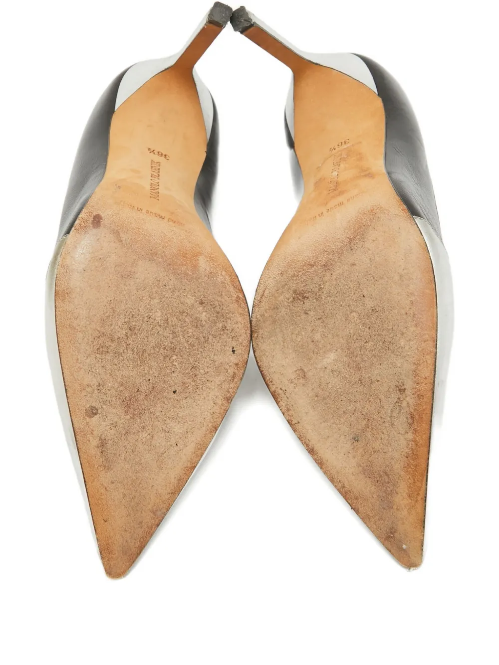 Manolo Blahnik leather pumps - Nero