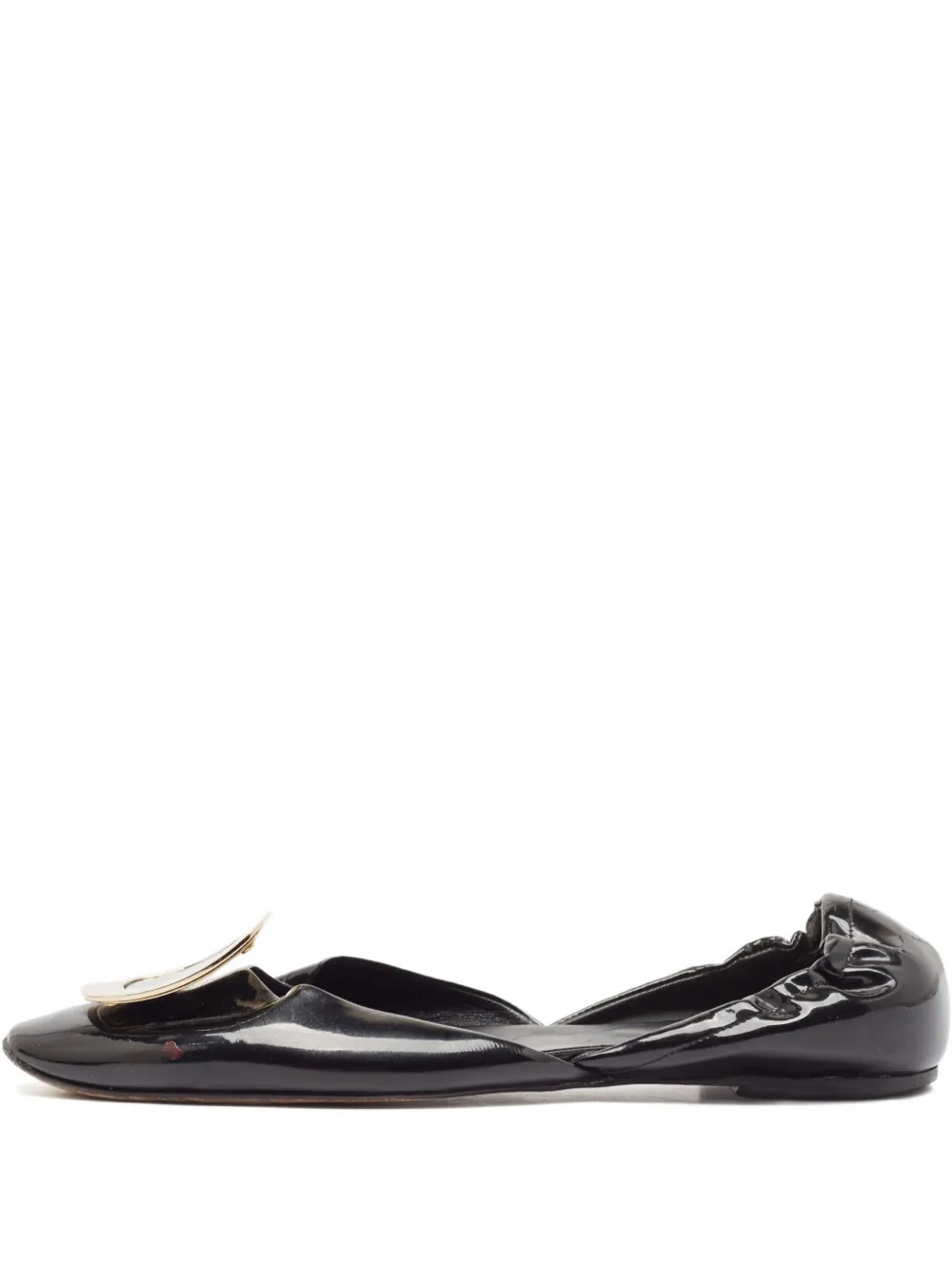 buckle-detail ballet flats
