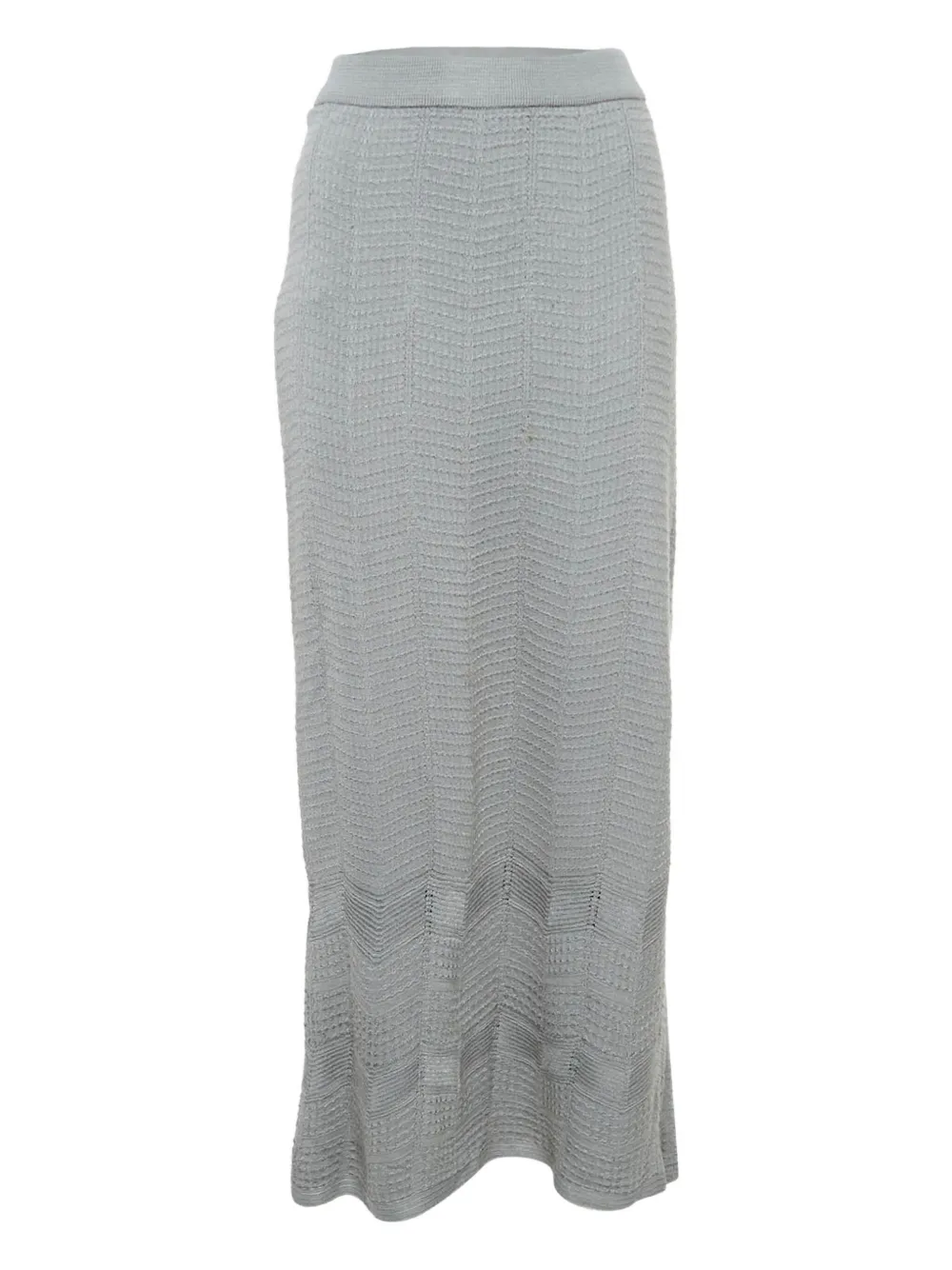 Missoni Pre-Owned textured knit skirt | Grey | Image 1
