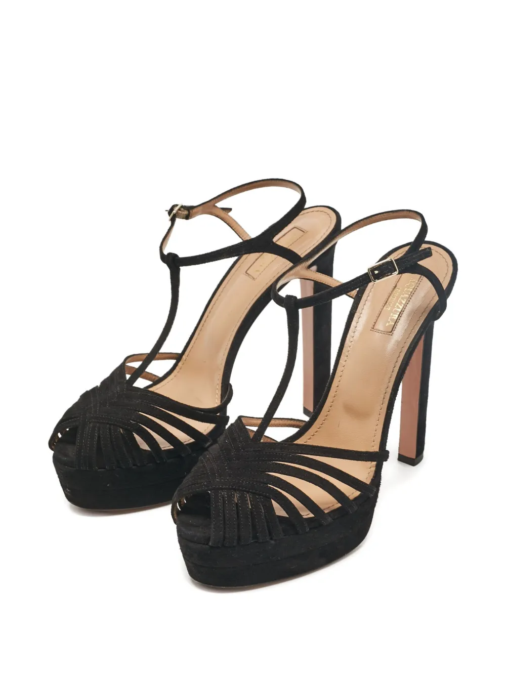 Aquazzura 140mm platform T-strap sandals | Image 2