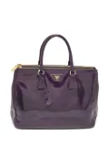Prada Pre-Owned patent leather tote bag - Purple