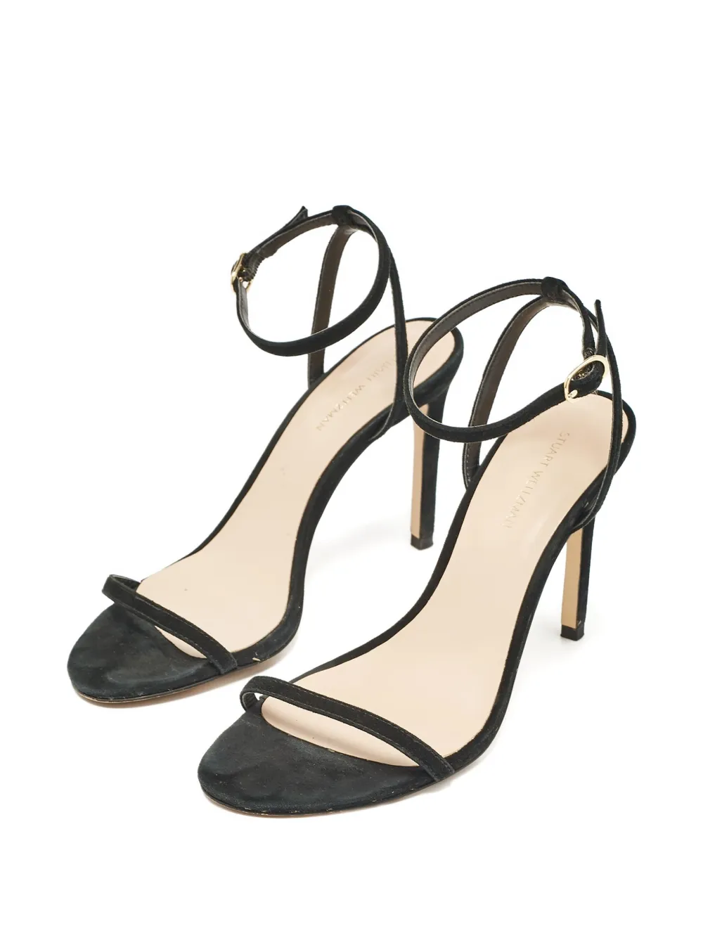 Stuart Weitzman Pre-owned 100mm suede ankle-strap sandals | Image 2