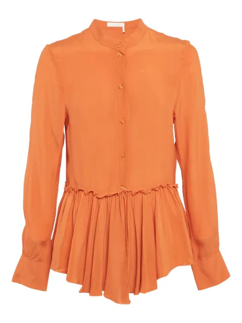 See by Chloé pre-owned ruffled peplum blouse