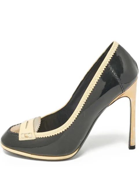 Saint Laurent Pre-Owned zapatillas de charol