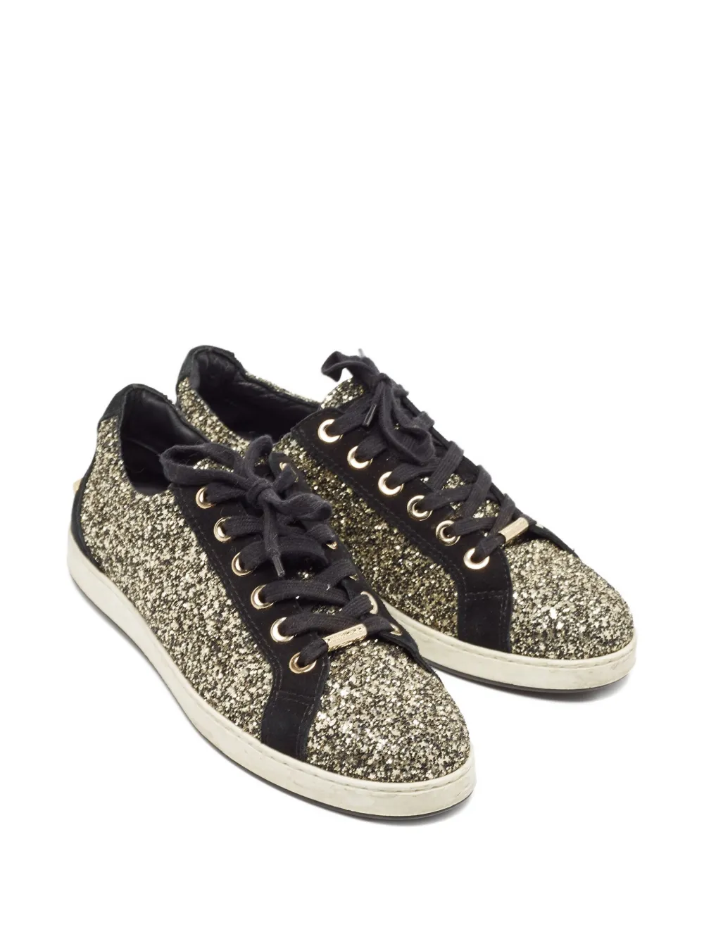 Jimmy Choo Pre-Owned glitter-detail sneakers | Image 2
