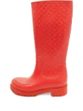 Louis Vuitton Pre-Owned monogram rubber boots - Orange