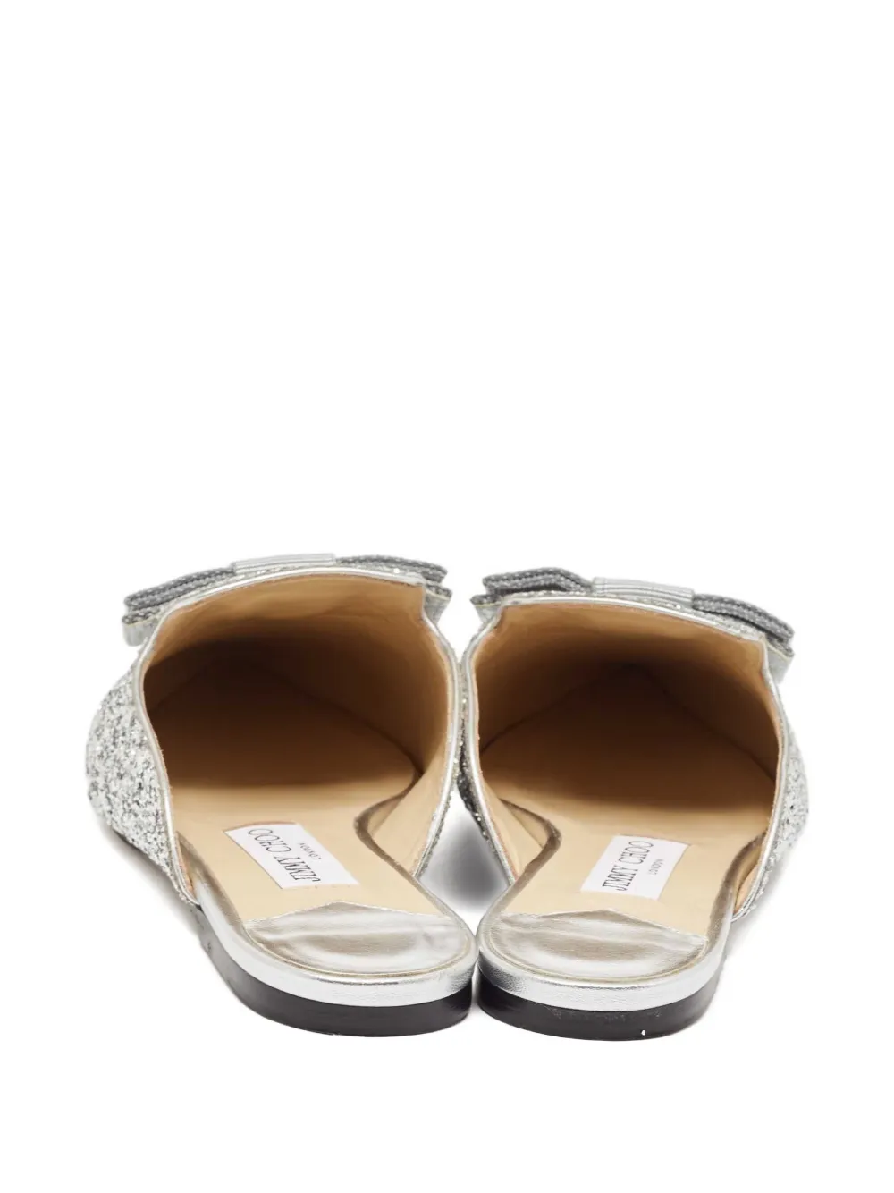 Pre-owned Jimmy Choo Glitter-detailing Mules