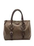 Aigner Vintage canvas tote bag - Brown