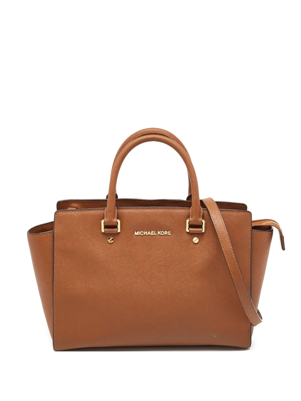 Michael Kors Vintage leather tote bag | Brown | Image 1