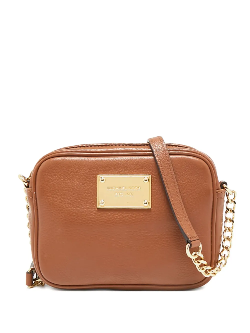 Michael Kors Vintage レザー ショルダーバッグ - ブラウン Michael Kors Vintage レザー ショルダーバッグ - ブラウン