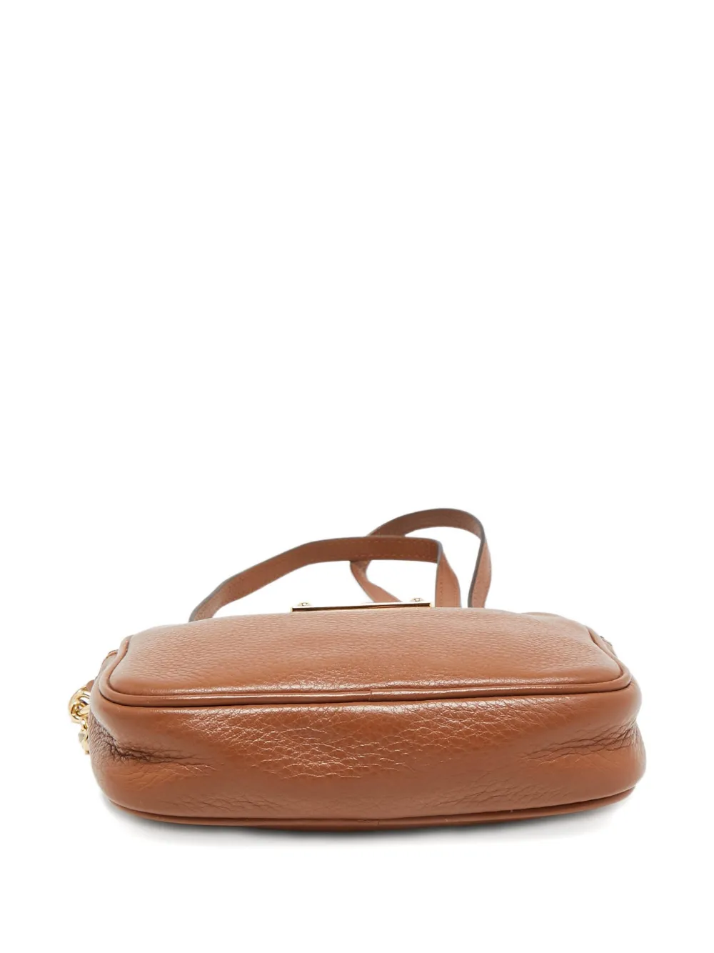Pre-owned Michael Kors Vintage Leather Crossbody Bag In Brown