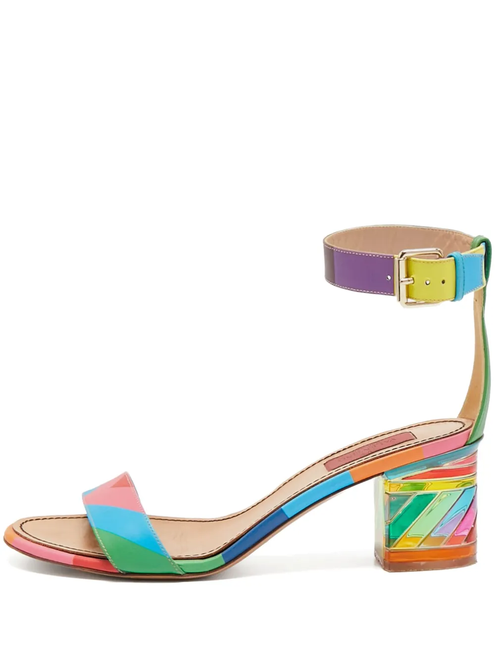 Pre-owned Valentino Garavani 65mm Leather Heeled Sandals