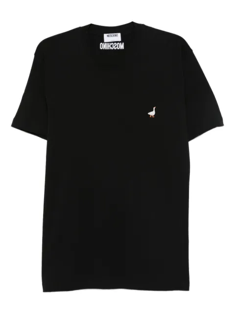 Moschino embroidered-goose T-shirt