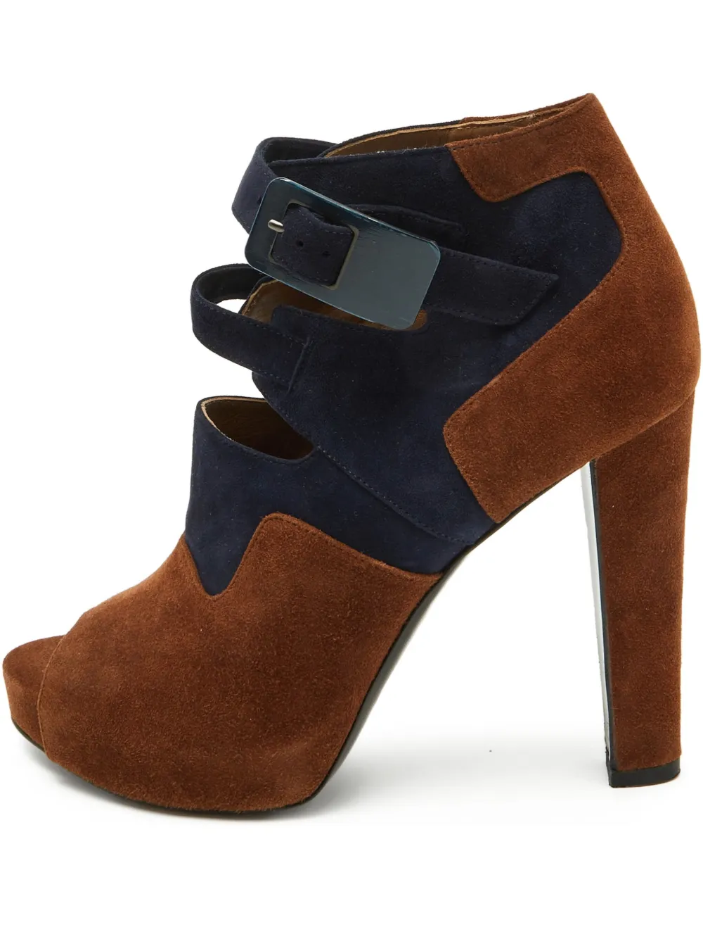 Pre-owned Hermes 110mm Suede Ankle Boots