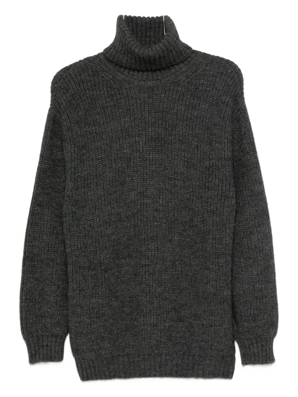 Moschino roll-neck tassel-embellished sweater - Grigio