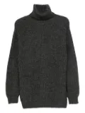 Moschino roll-neck tassel-embellished sweater - Grey