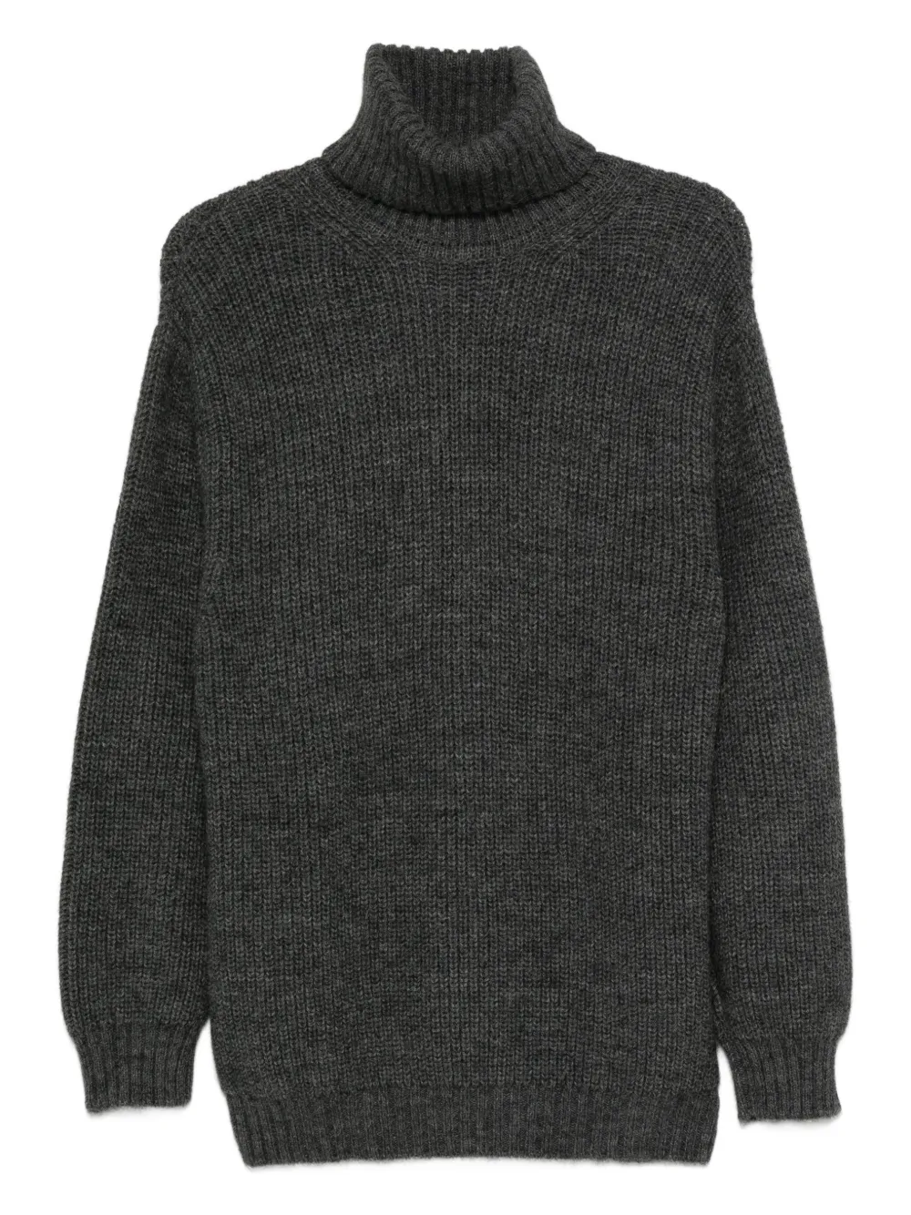 Moschino roll-neck tassel-embellished sweater Grijs