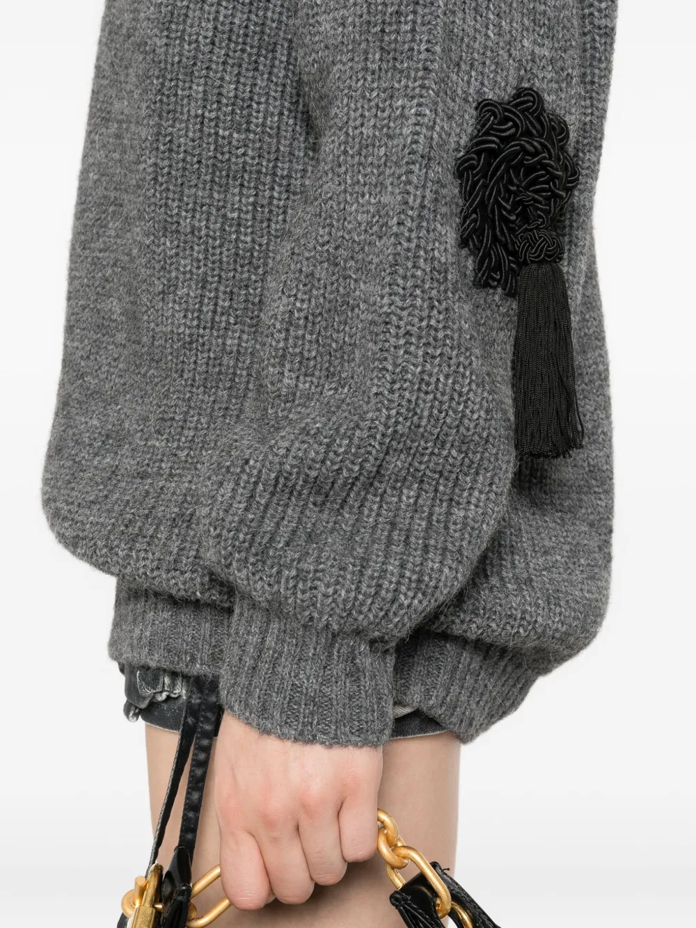 Moschino Coltrui verfraaid met kwastje Grijs