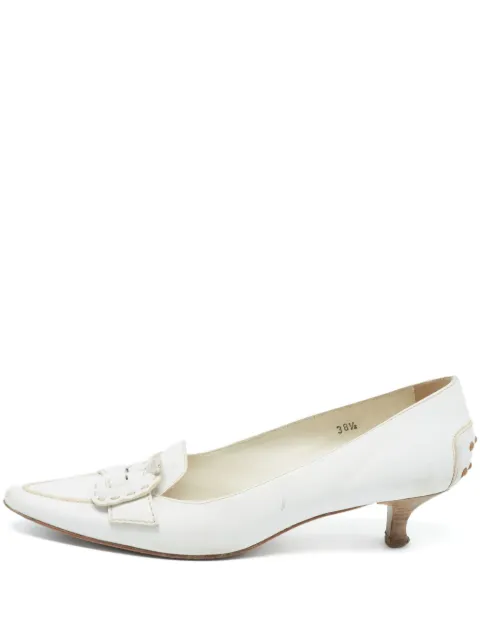 Tod's Vintage Pre-owned 60mm buckle-embellished pumps
