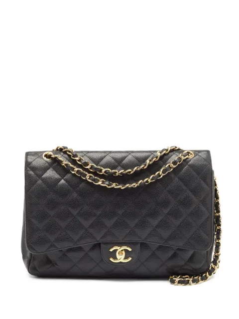 CHANEL Pre-Owned Maxi Classic Caviar Double Flap shoulder bag
