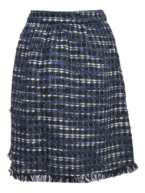 Moschino Pre-Owned tweed midi skirt