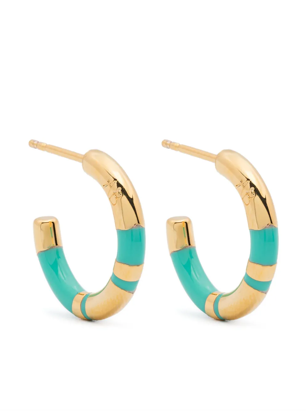 Aurelie Bidermann Positano mini hoops | Gold | Image 1