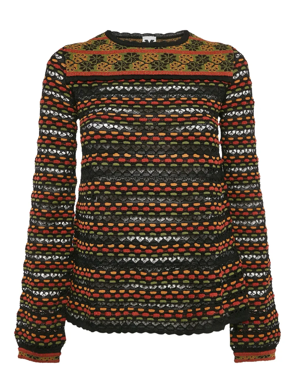 Missoni Pre-Owned pointelle-knit top | Black | Image 1