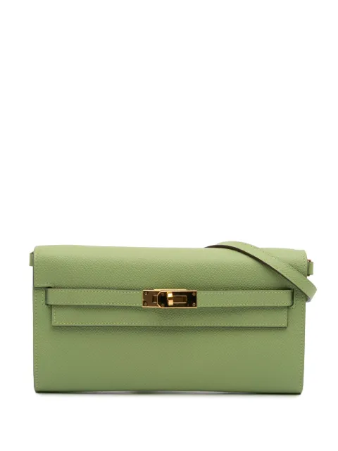 Hermès Pre-Owned 2020 Epsom Kelly To Go Wallet crossbody bag