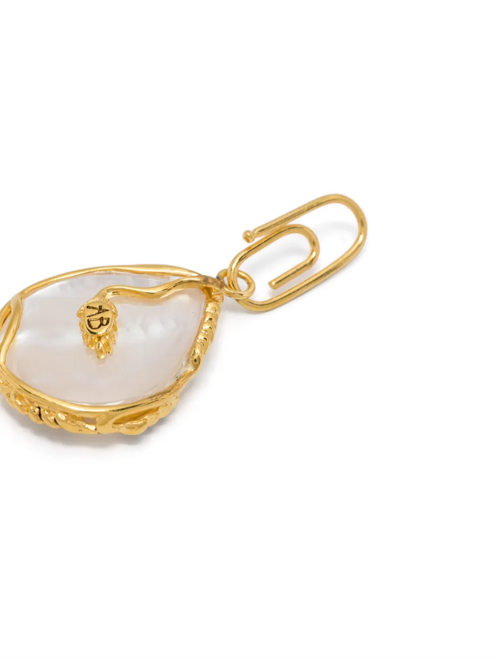 Aurelie Bidermann Mini Françoise Mother of Pearl  Charm | Image 2