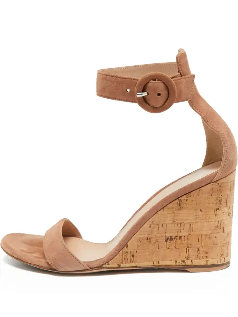 Gianvito Rossi Pre-owned cork wedge sandals