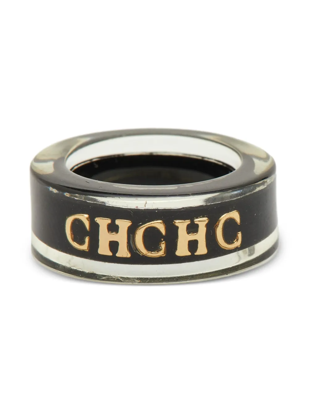 Carolina Herrera Vintage Pre-Owned CH ring | White | Image 1