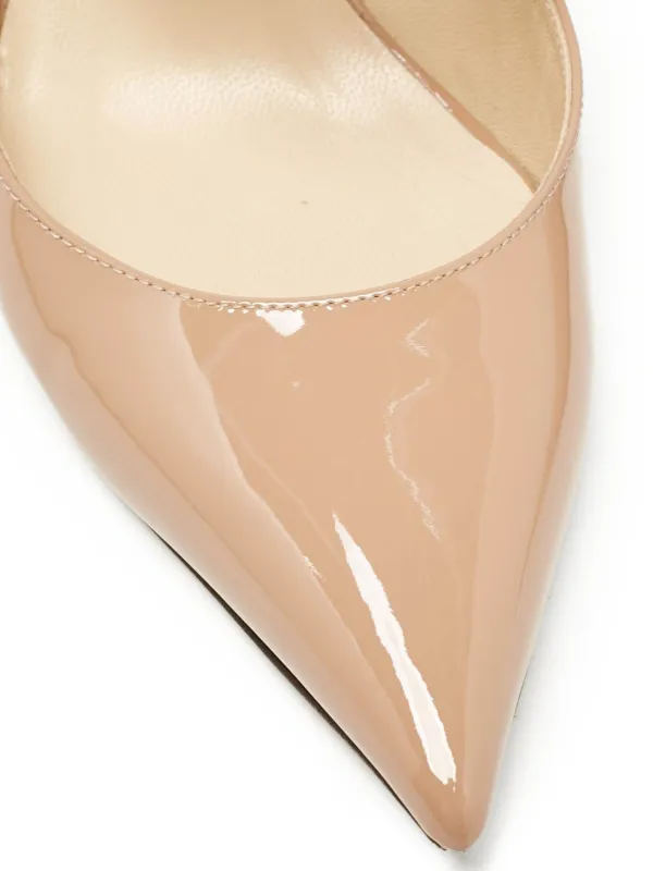 Jimmy Choo Pre-Owned Bing 65mm ビジュートリム ミュール