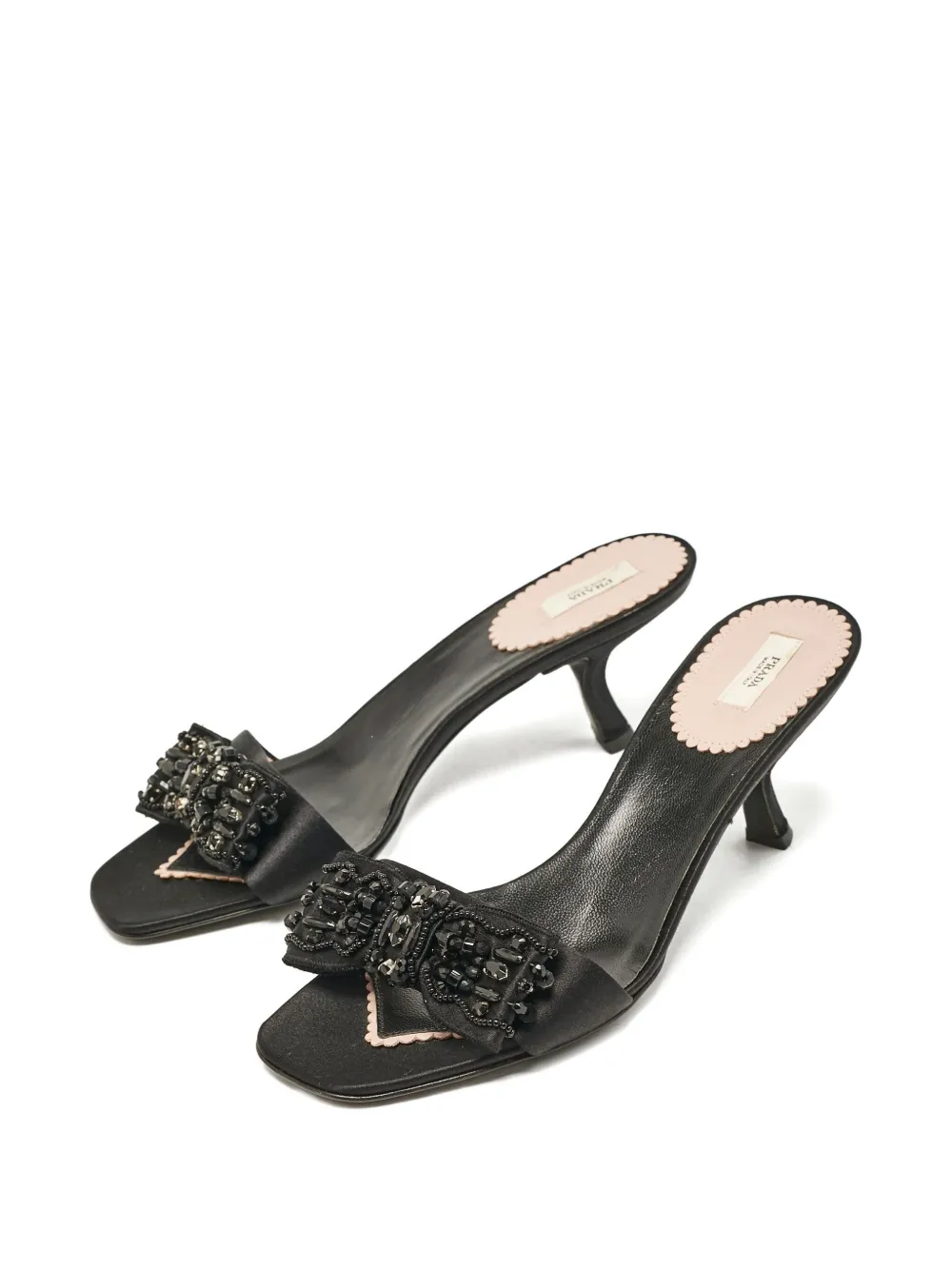 Prada Pre-Owned 80mm bead-embellished sandals | Image 2