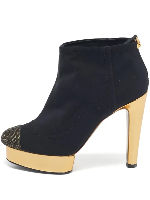 CHANEL Pre-Owned 120mm platform boots