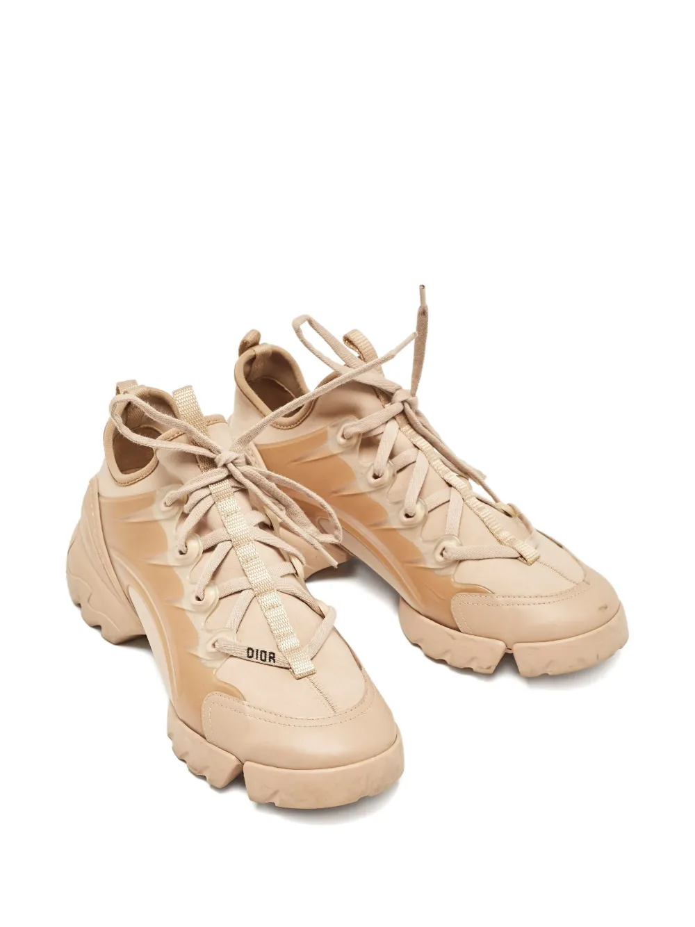 Christian Dior Pre-Owned D Connect sneakers - Beige