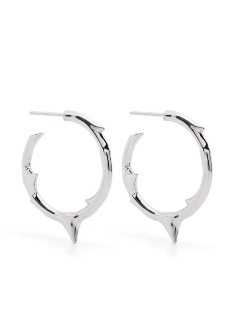 Shaun Leane medium Rose Thorn hoop earrings