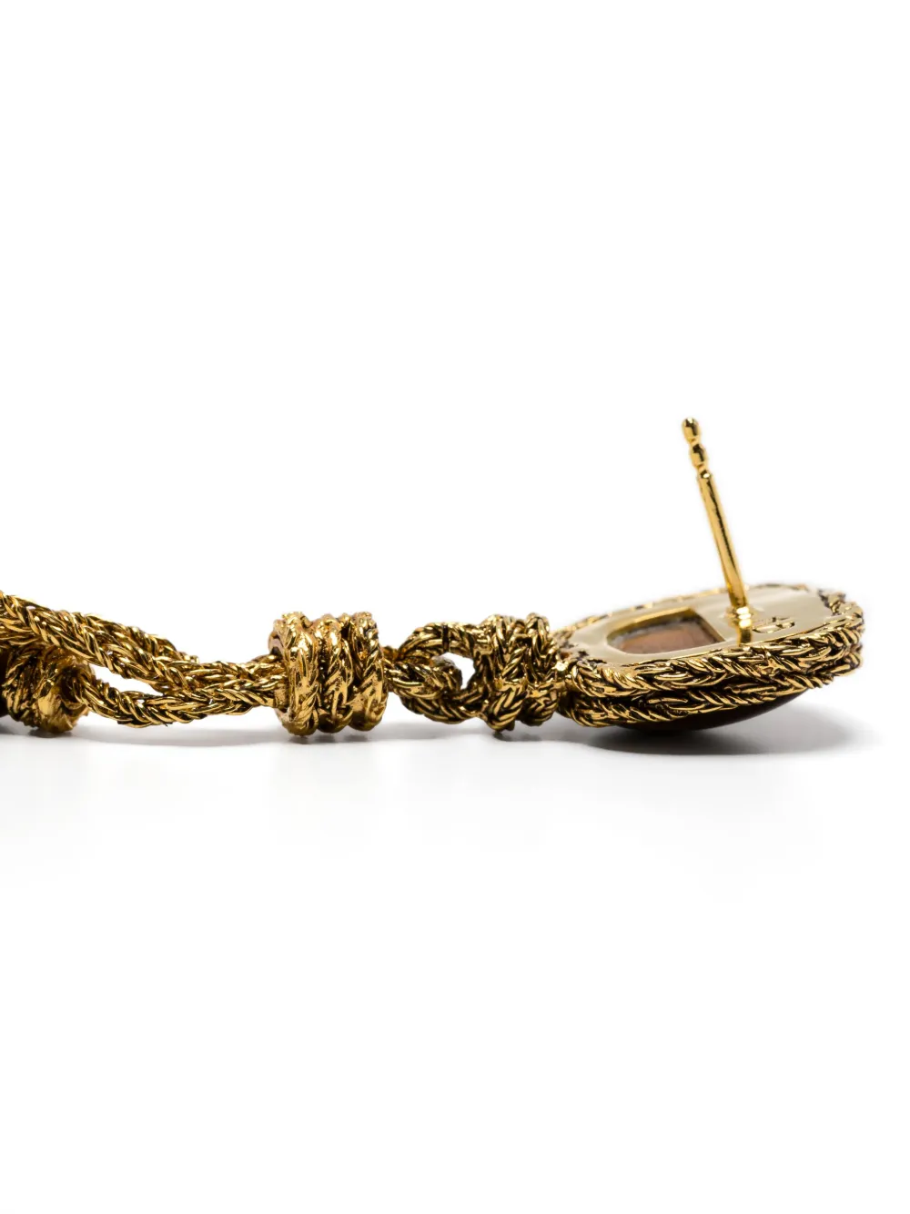 Aurelie Bidermann MIKI TIGER EYE EARRINGS | Image 2