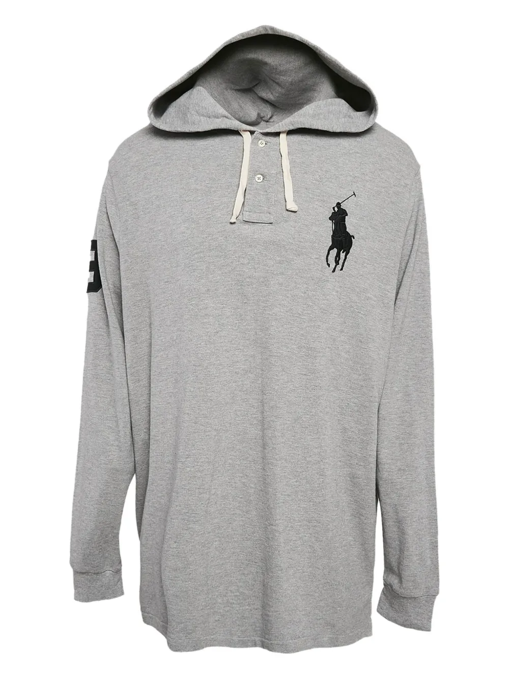 Polo Ralph Lauren Vintage pre-owned Big Pony hoodie | Grey | Image 1
