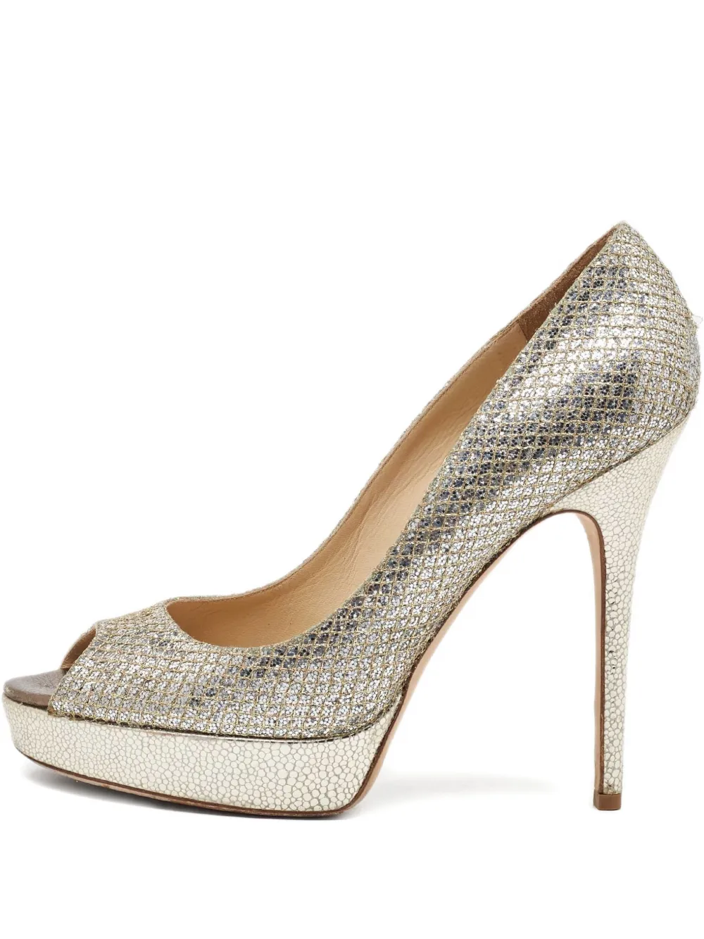 Pre-owned Jimmy Choo 135mm Dahlia Pumps