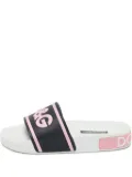 Dolce & Gabbana Pre-Owned 2024 logo heart slides - Black