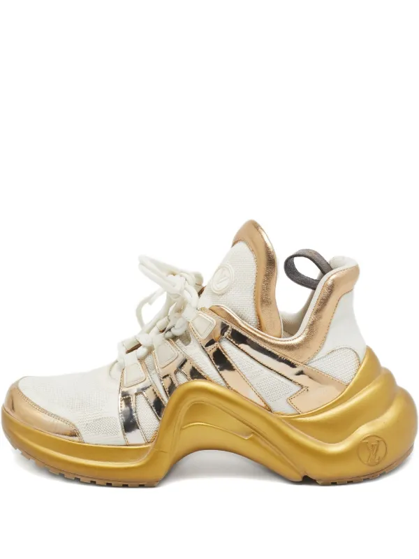 Louis Vuitton Pre-Owned 2018 Arclight wave-sole Sneakers White