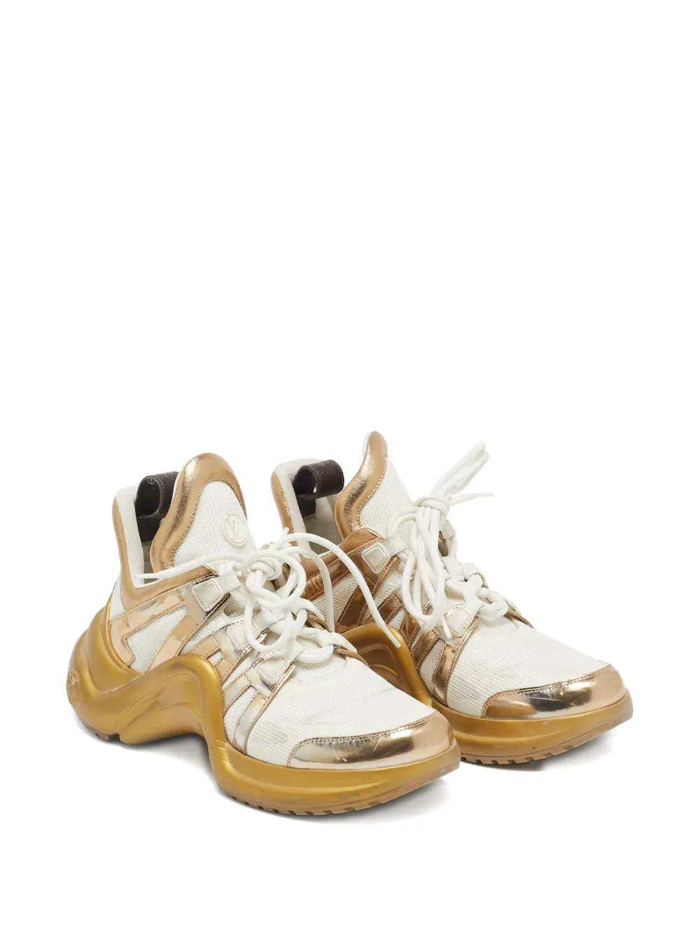 Louis Vuitton Pre-Owned 2018 Arclight sneakers met golvende zool - Wit