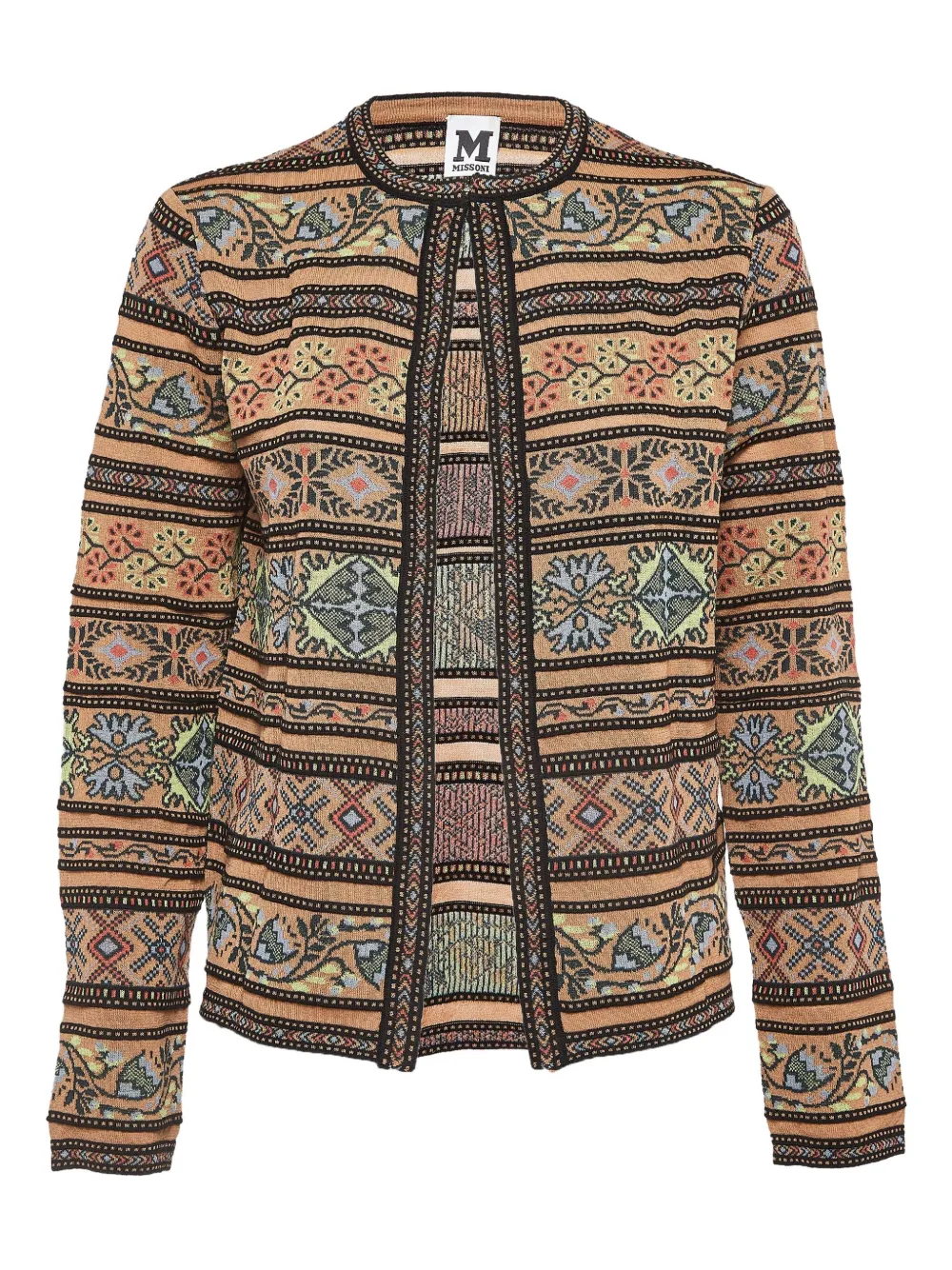 Missoni Pre-Owned Cardigan a fiori jacquard 2024 - Toni neutri