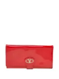 Valentino Garavani Pre-Owned patent-finish leather wallet - Red