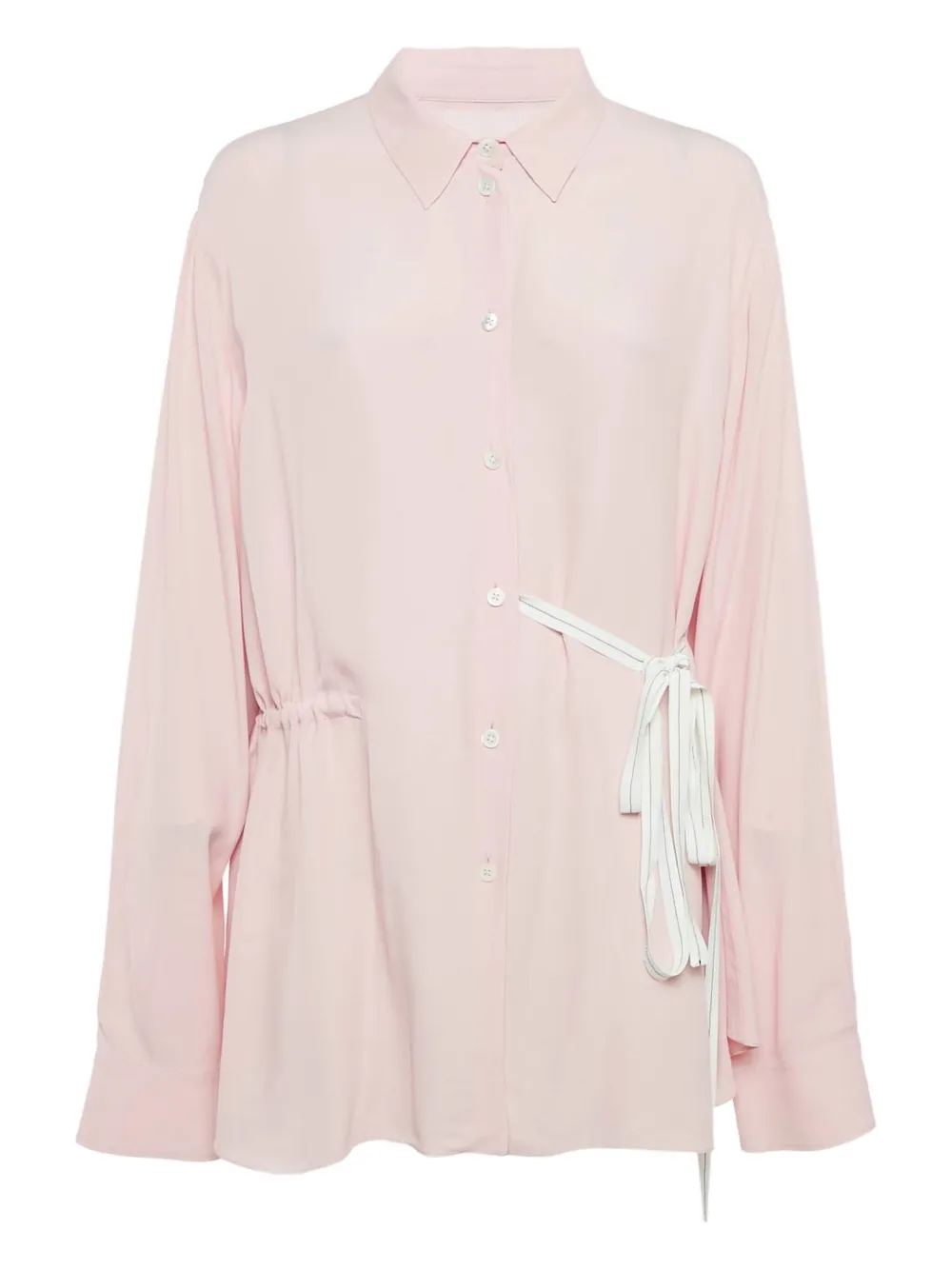 Marni Pre-Owned Camicia con nodo laterale - Rosa