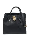 Michael Kors Vintage Hamilton lock-motif dual-handle tote bag - Black