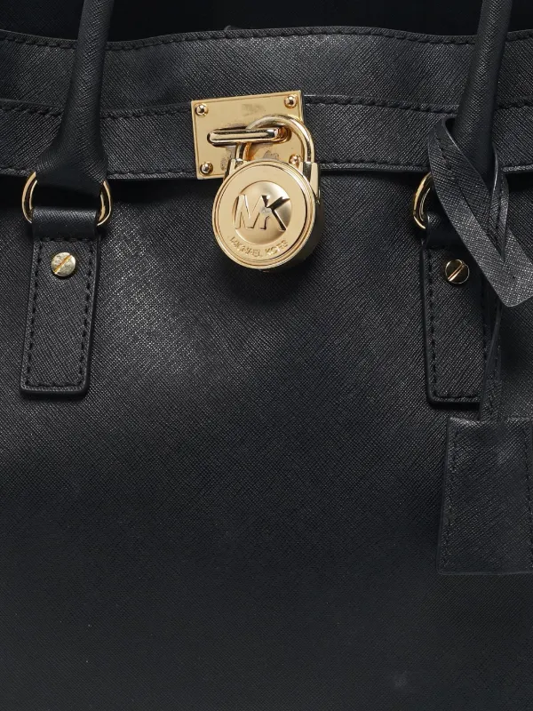 Michael Kors Vintage Hamilton lock-motif dual-handle Tote Bag