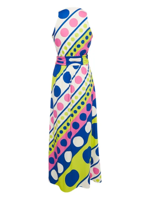 Moschino Pre-Owned geometric-print maxi dress