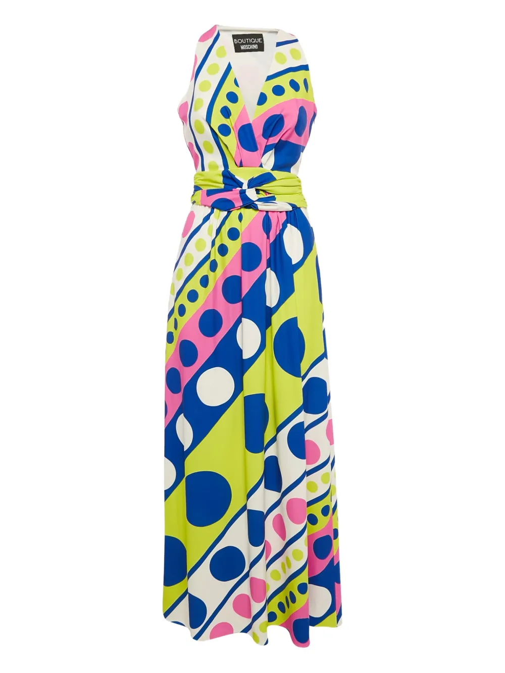 Moschino Pre-Owned geometric-print maxi dress | Image 2