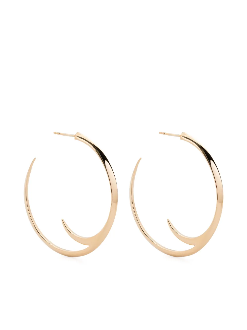 large Talon Cat Claw hoop earrings